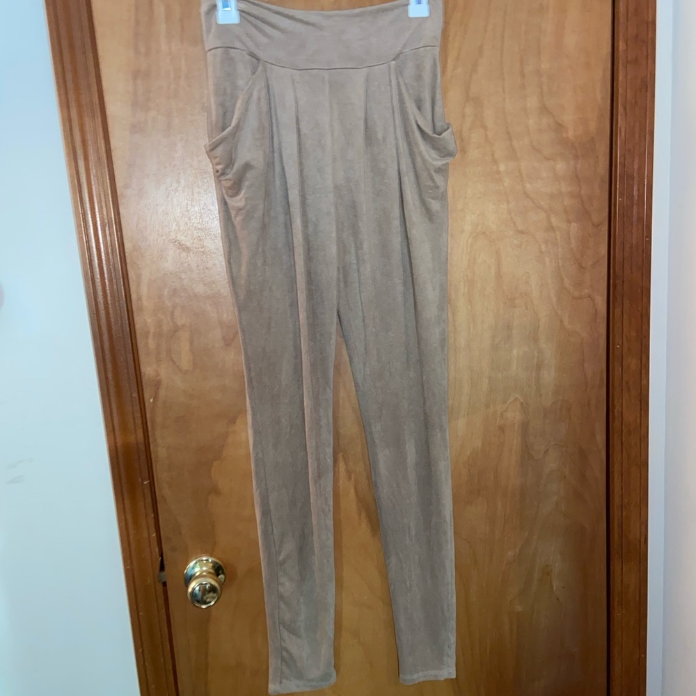 Super soft suede pants